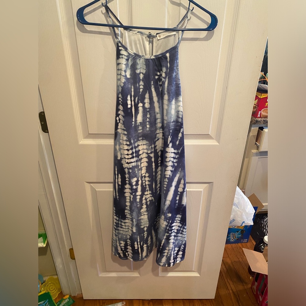 NWOT FSL Apparel Navy Tye Dye Dress Size XL